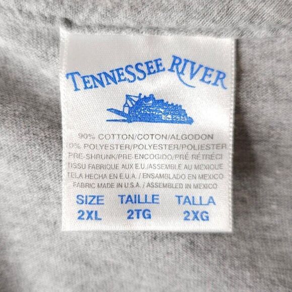 Vintage Christian T Shirt Mens Size 2XL Gray Y2K Jesus Christ Forgiven Kerusso - Picture 4 of 5